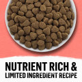 Ingrediente limitado natural alimento para gato seco simplemente salmón